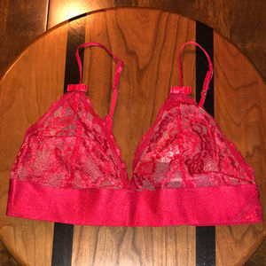 H&M Red Lace Bralette